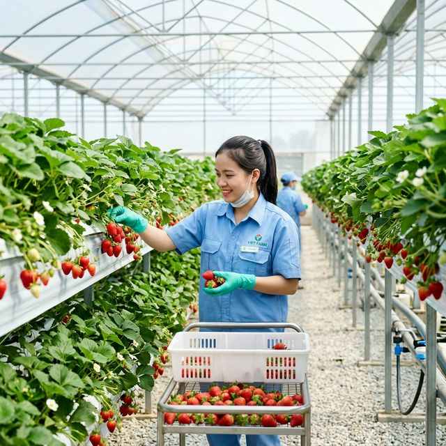 Làm Nông Nghiệp Dâu Tây